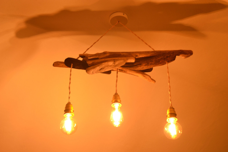 Deckenlampe Aus Treibholz