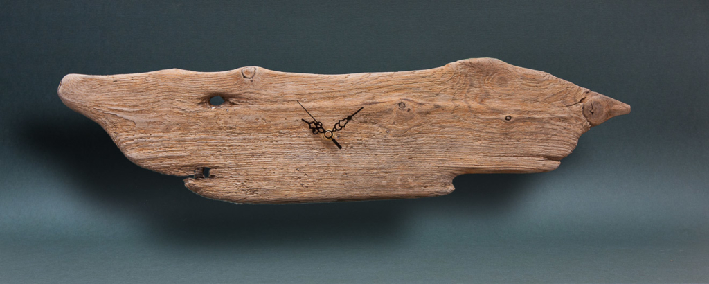 Wanduhr aus Treibholz 42 Wanduhr aus Treibholz